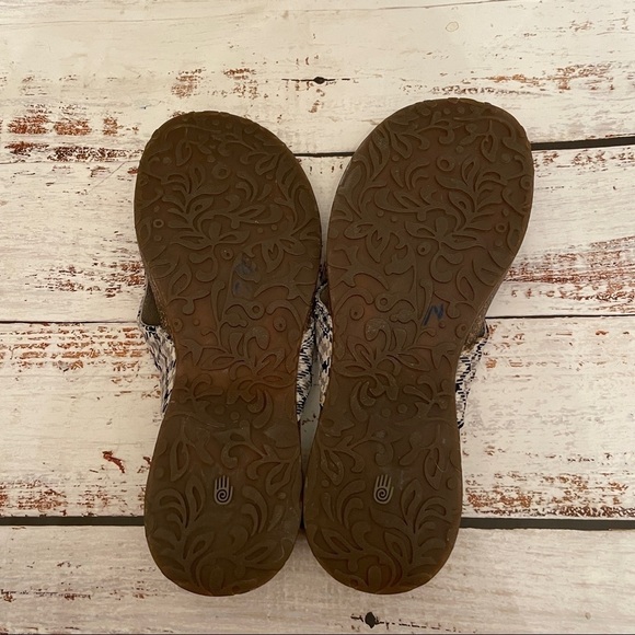 TEVA Women’s Size 7 Cork Houndstooth Flip Flops Sandals Summer Slip on shoe - Picture 6 of 11